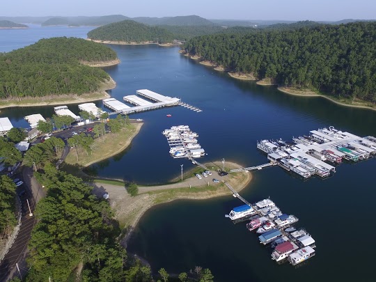 Beavers Bend Marina overhead image